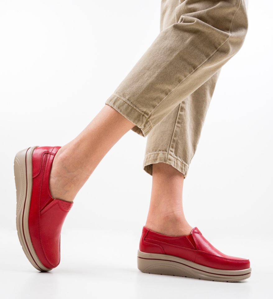 Pantofi Casual Rankin Rosii - Img 8