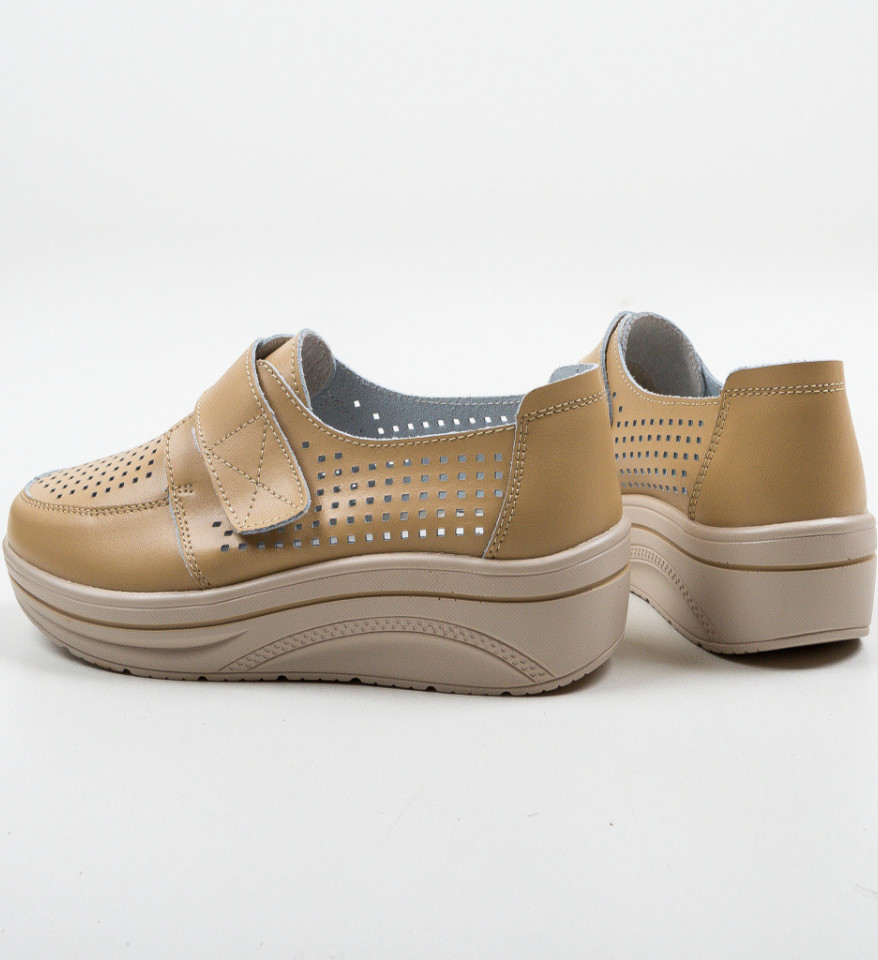 Pantofi Casual Rezolito Bej - Img 3