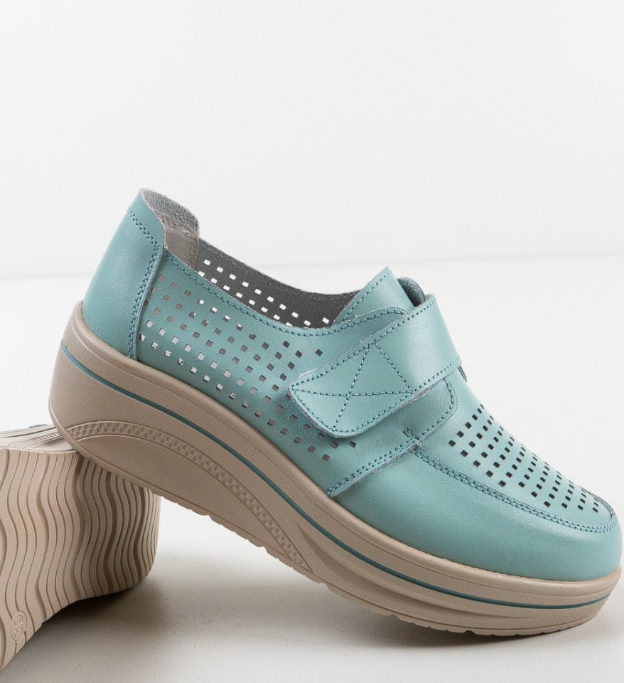Pantofi Casual Rezolito Turcoaz