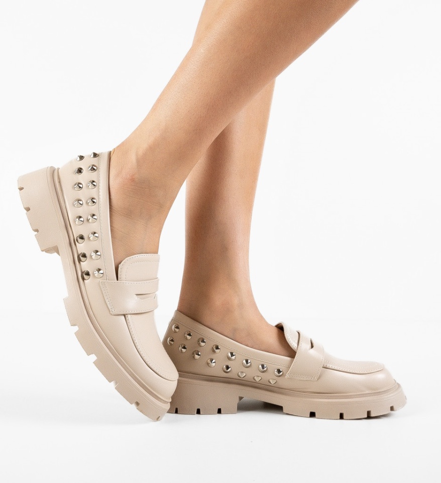 Pantofi Casual Roac Bej - Img 6