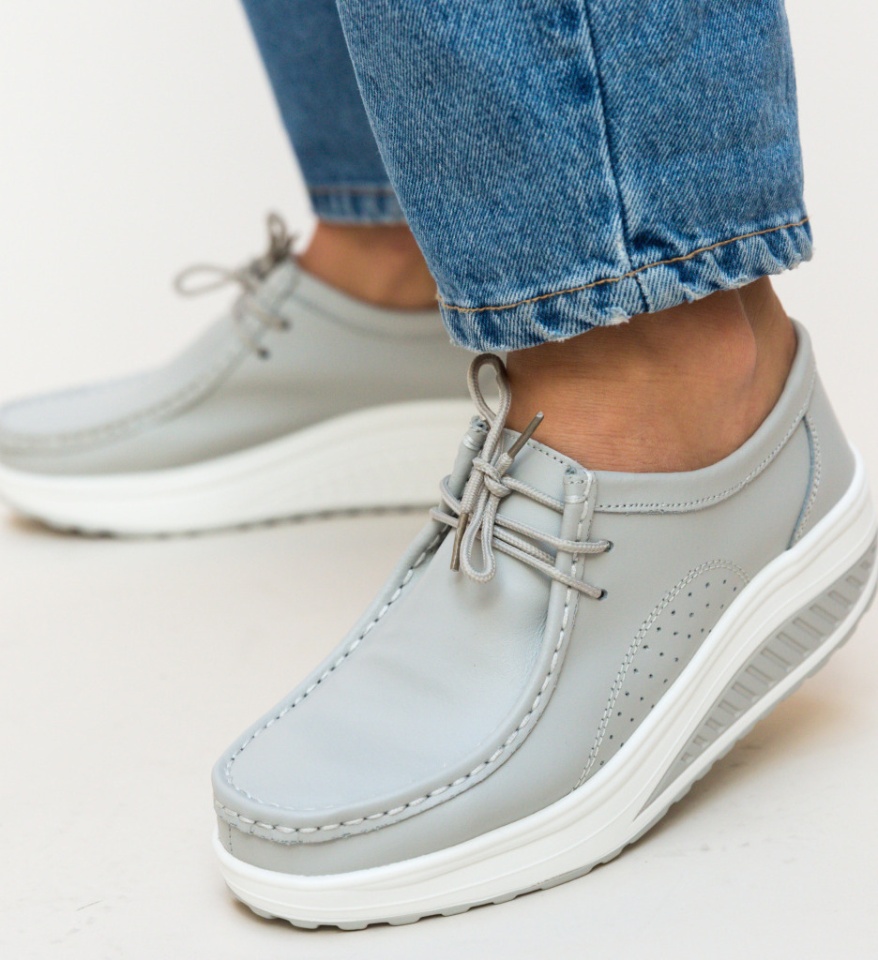 Pantofi Casual Roly Gri - Img 12