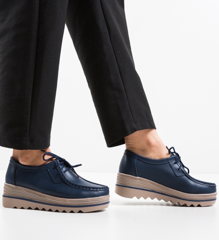 Pantofi Casual Sag Bleumarin - Img 10