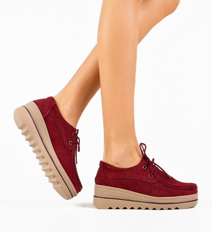 Pantofi Casual Sagrio Grena - Img 6