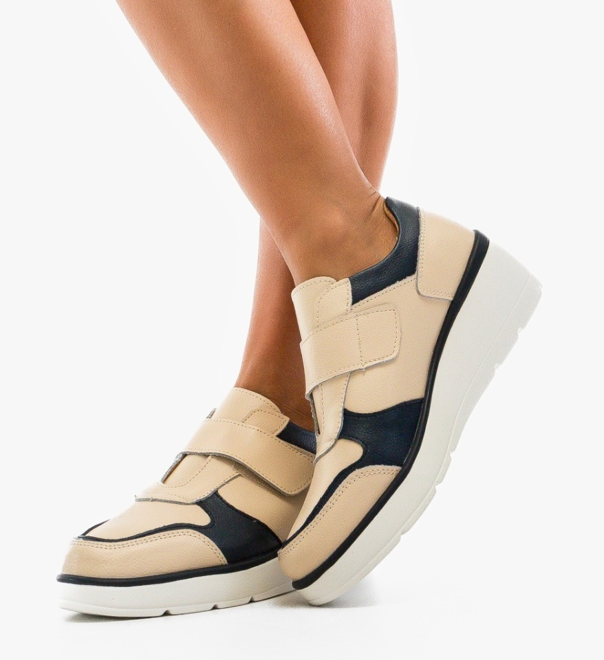 Pantofi Casual Seldon Bej - Img 6