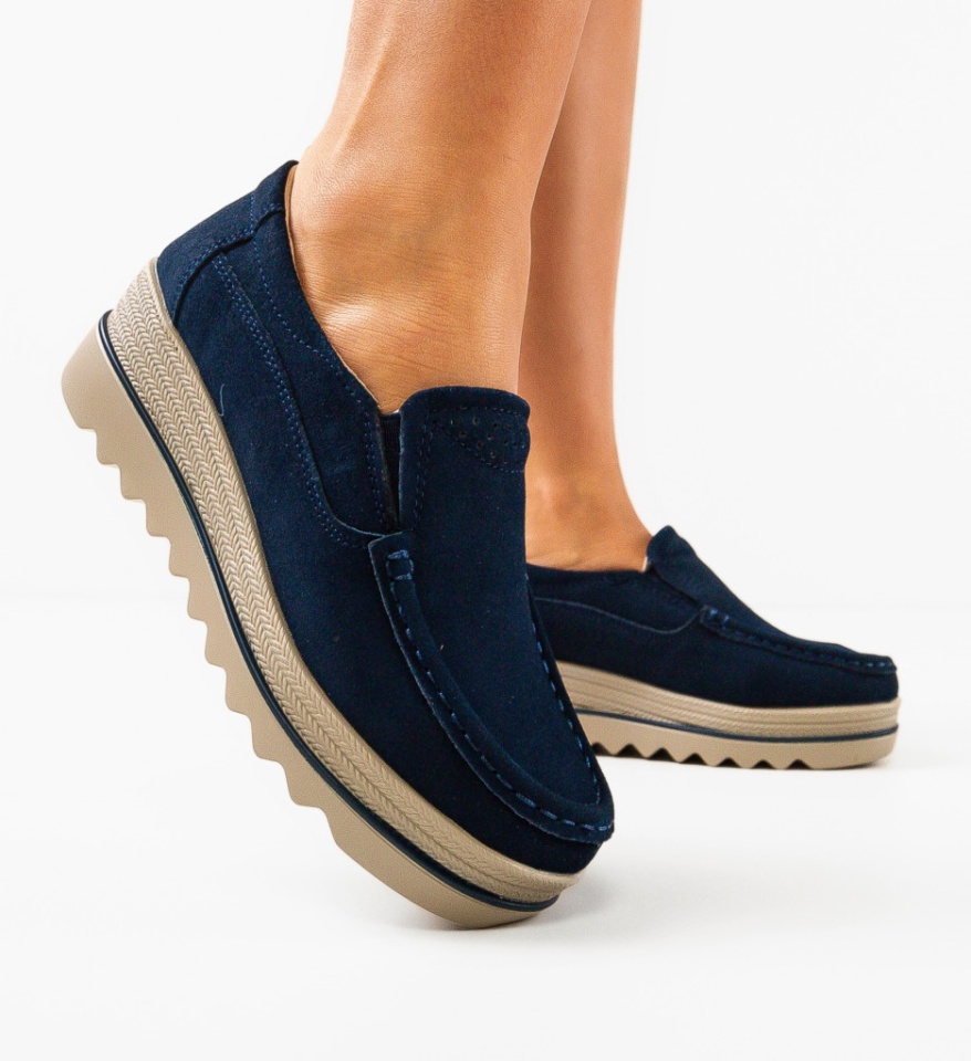 Pantofi Casual Smirno Bleumarin - Img 8
