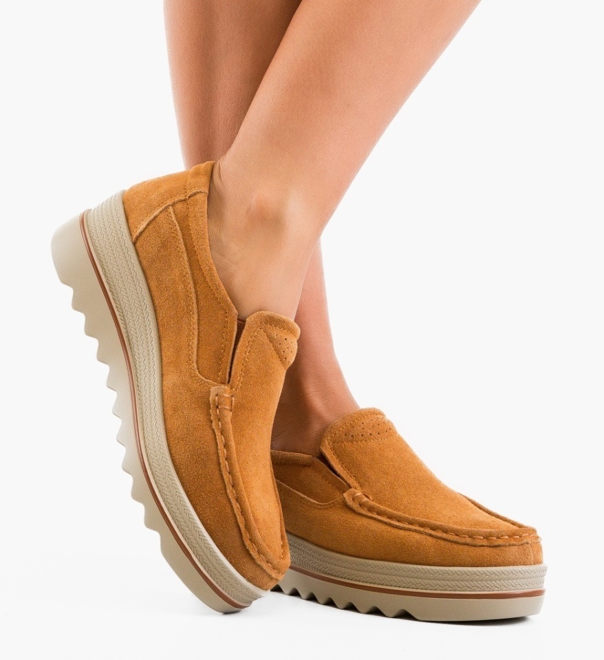 Pantofi Casual Smirno Camel 2 - Img 6