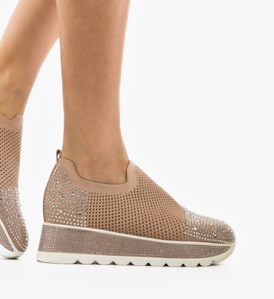 Pantofi Casual Sportif Roz - Img 5