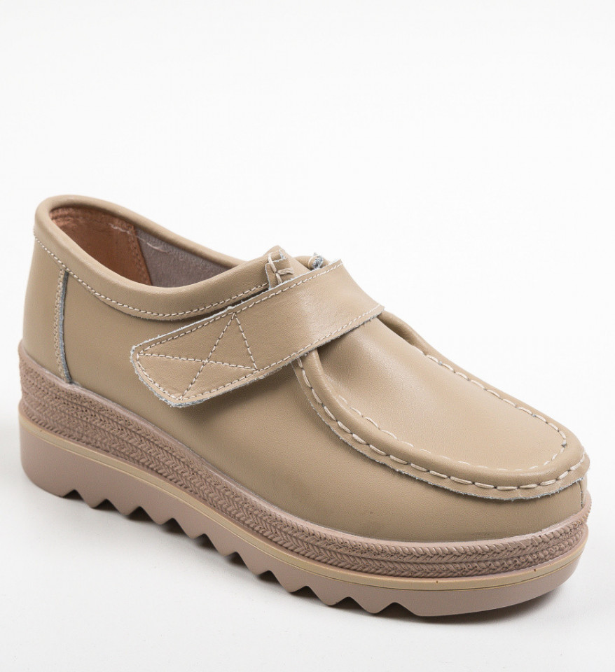 Pantofi Casual Straif Bej - Img 4