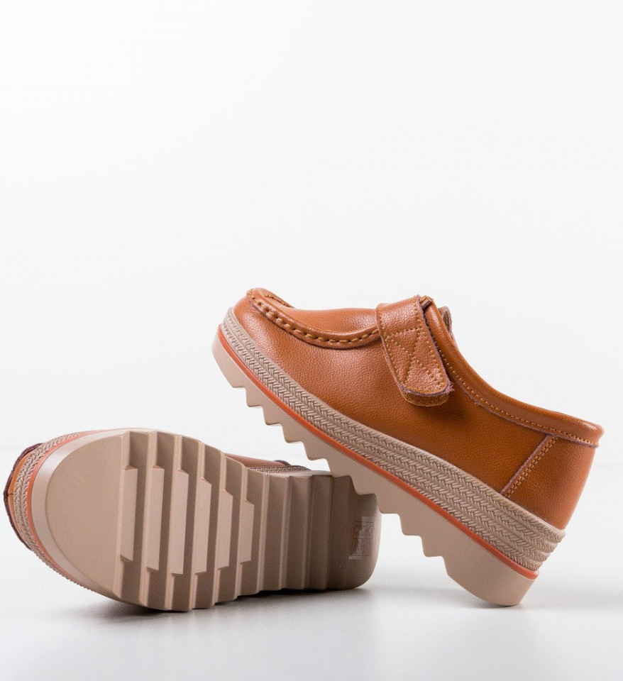 Pantofi Casual Straif Camel - Img 3