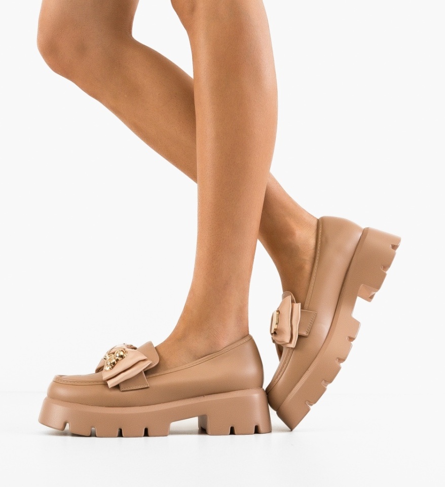 Pantofi casual Tianna Khaki - Img 6