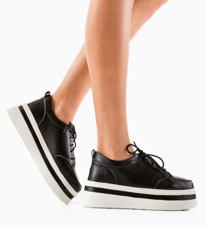 Pantofi Casual Varlas Negri - Img 10