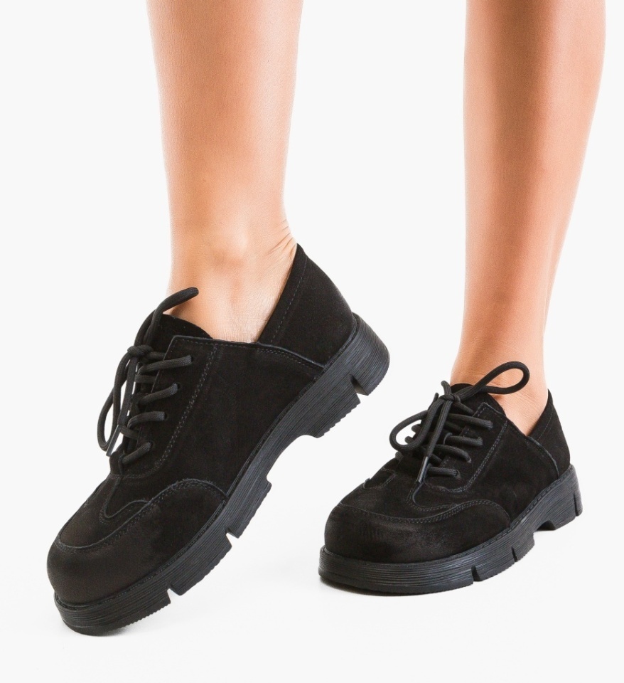 Pantofi Casual Verna Negri - Img 5