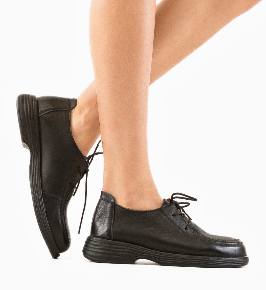 Pantofi Casual Vlobe Negri - Img 5