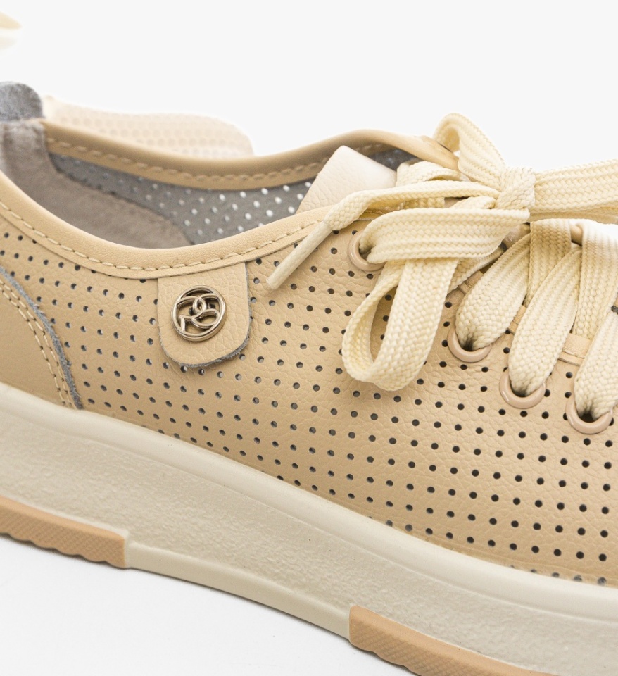 Pantofi Casual Ygrysha Bej - Img 4