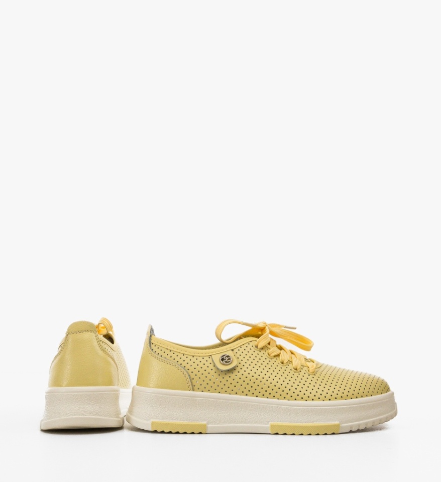 Pantofi Casual Ygrysha Galbeni - Img 2