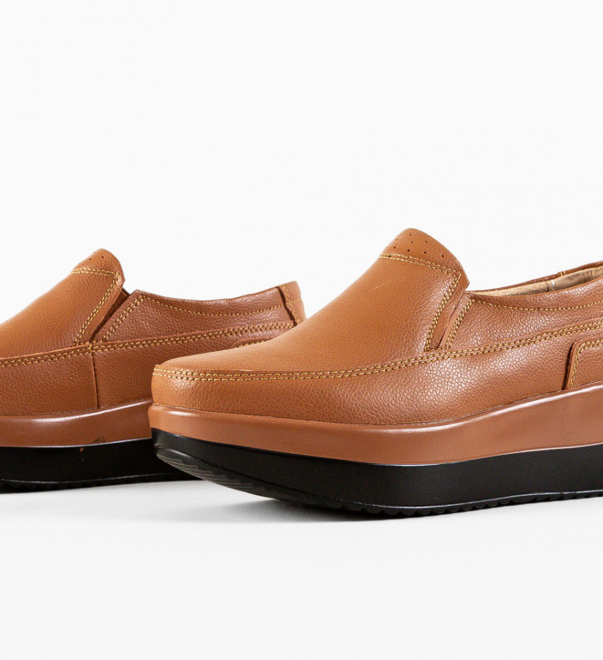 Pantofi Casul Freeman Camel - Img 2