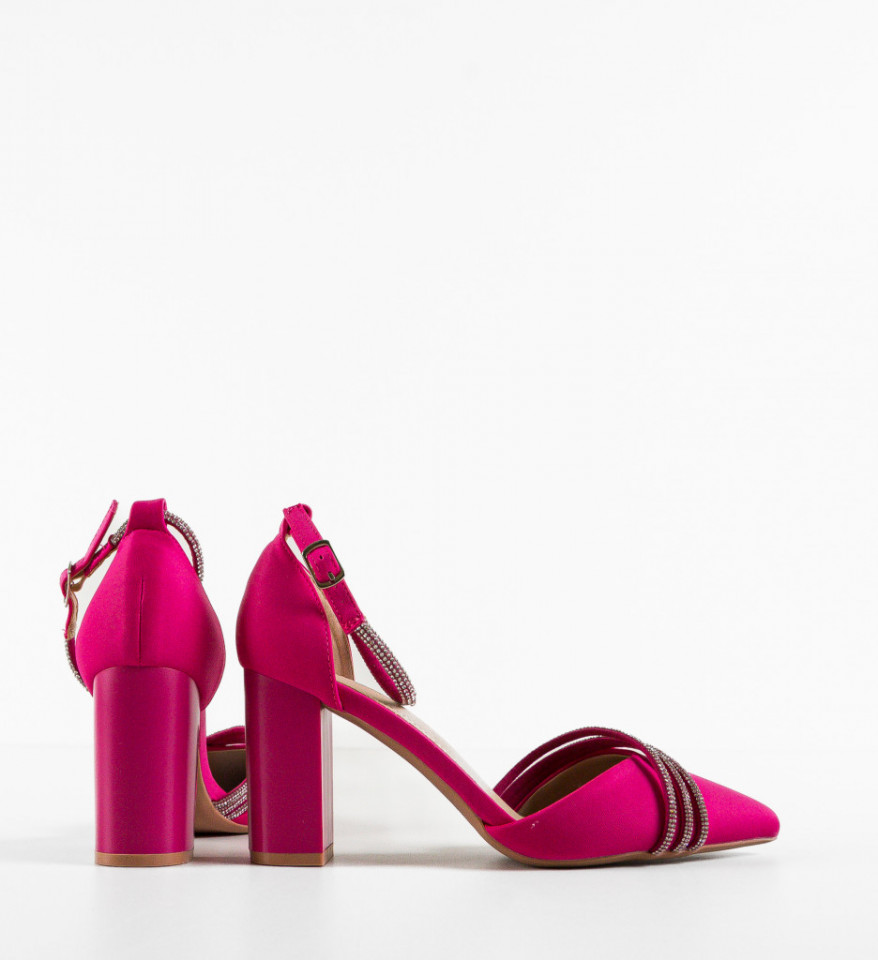 Pantofi cu toc Congo Fuchsia - Img 2