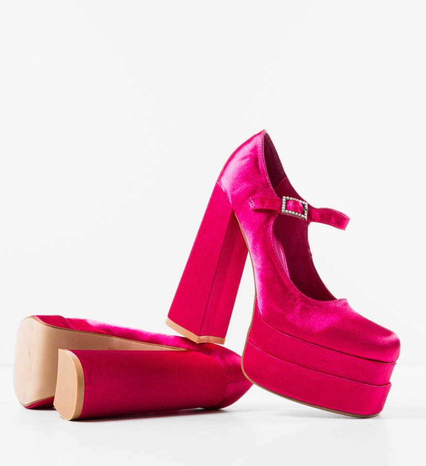 Pantofi dama Appro Fuchsia - Img 12