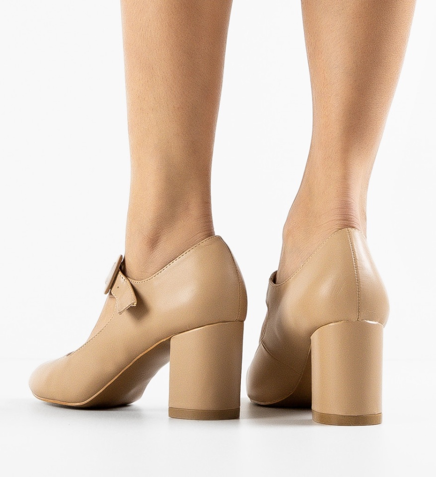 Pantofi dama Burton Bej - Img 5
