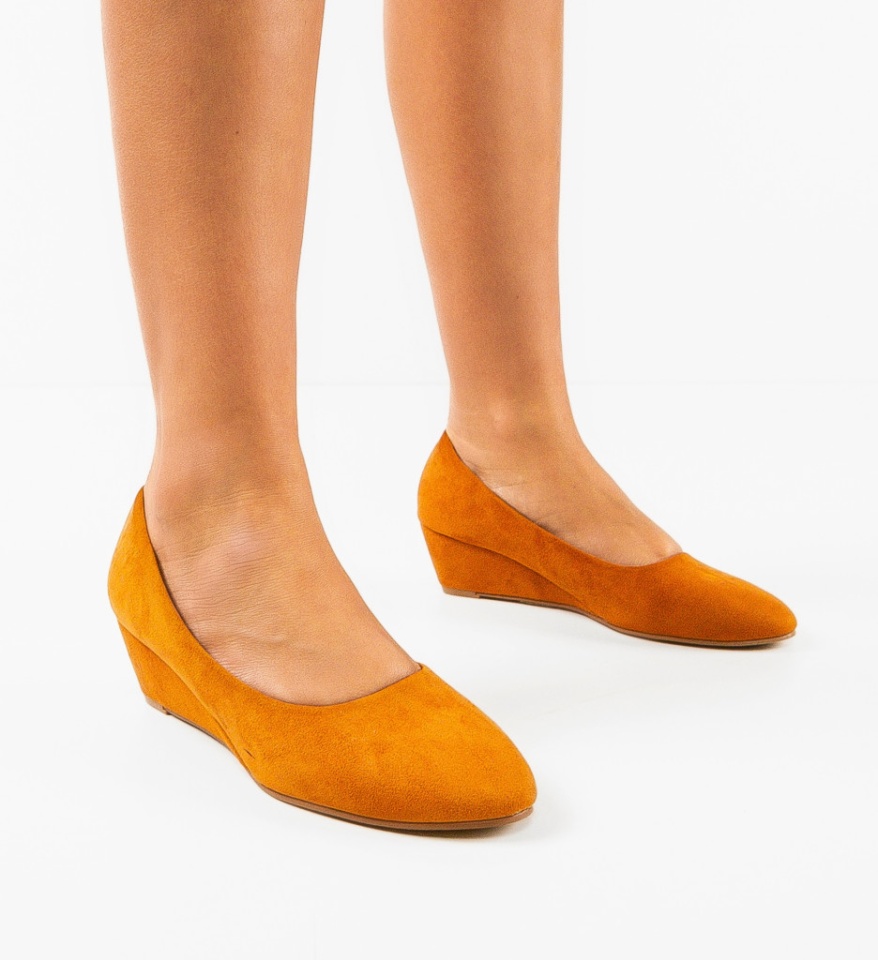 Pantofi dama Carroll Camel - Img 4