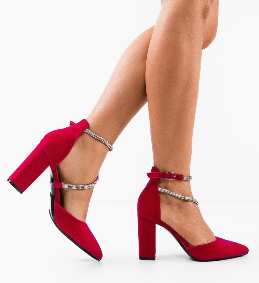 Pantofi dama Chuks Fuchsia - Img 6