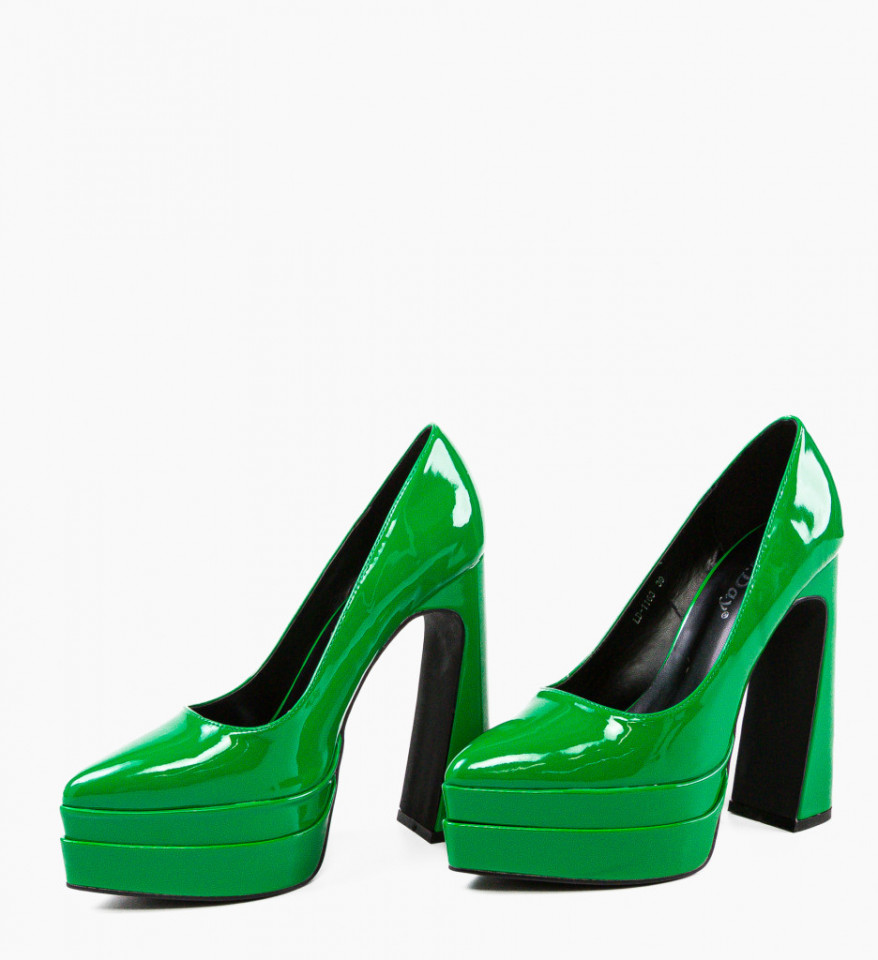 Pantofi dama Dyscarpe Verzi - Img 2