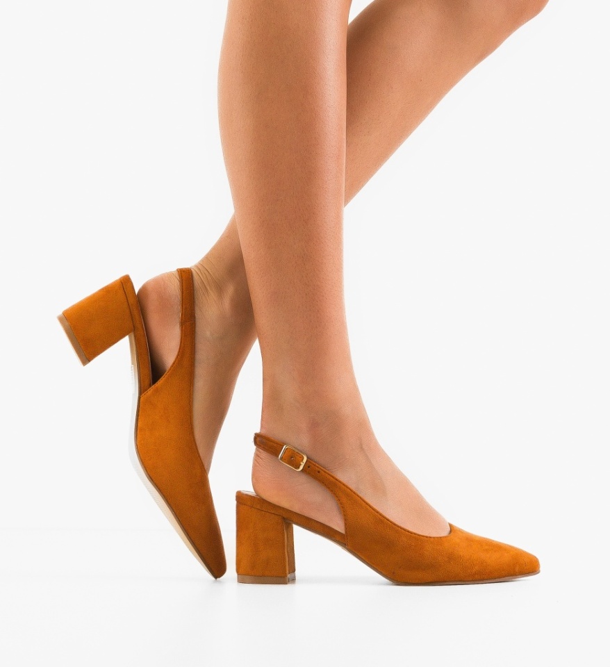 Pantofi dama Gally Camel - Img 5