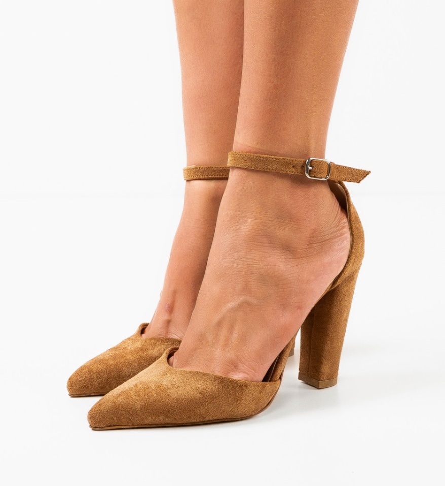 Pantofi dama Gizmo Camel - Img 5