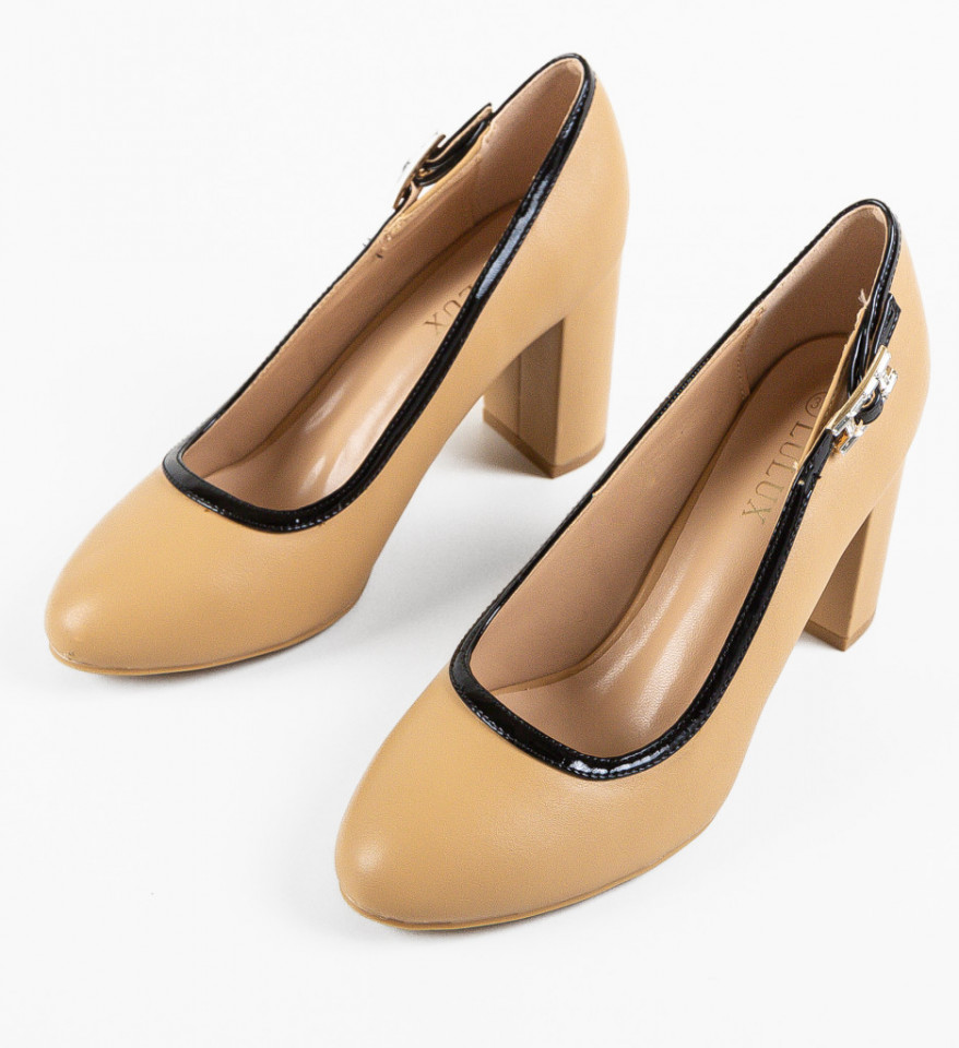 Pantofi dama Hoop Khaki - Img 2