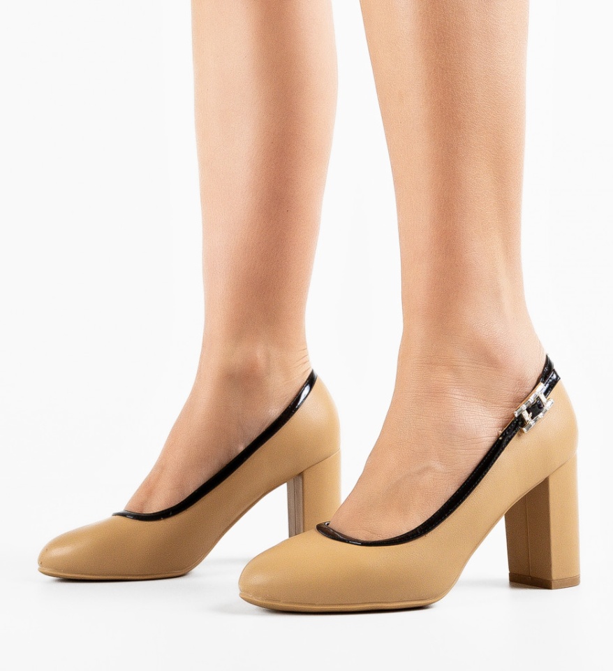 Pantofi dama Hoop Khaki - Img 8