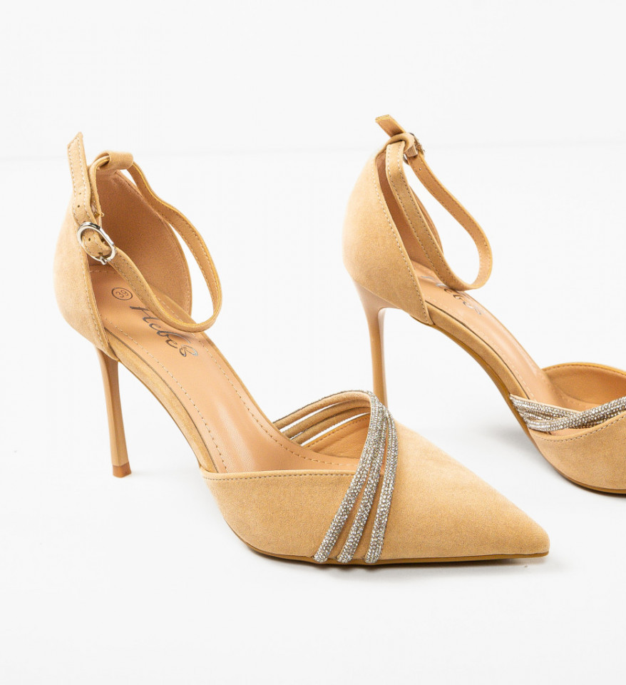 Pantofi dama Jagger Bej - Img 3