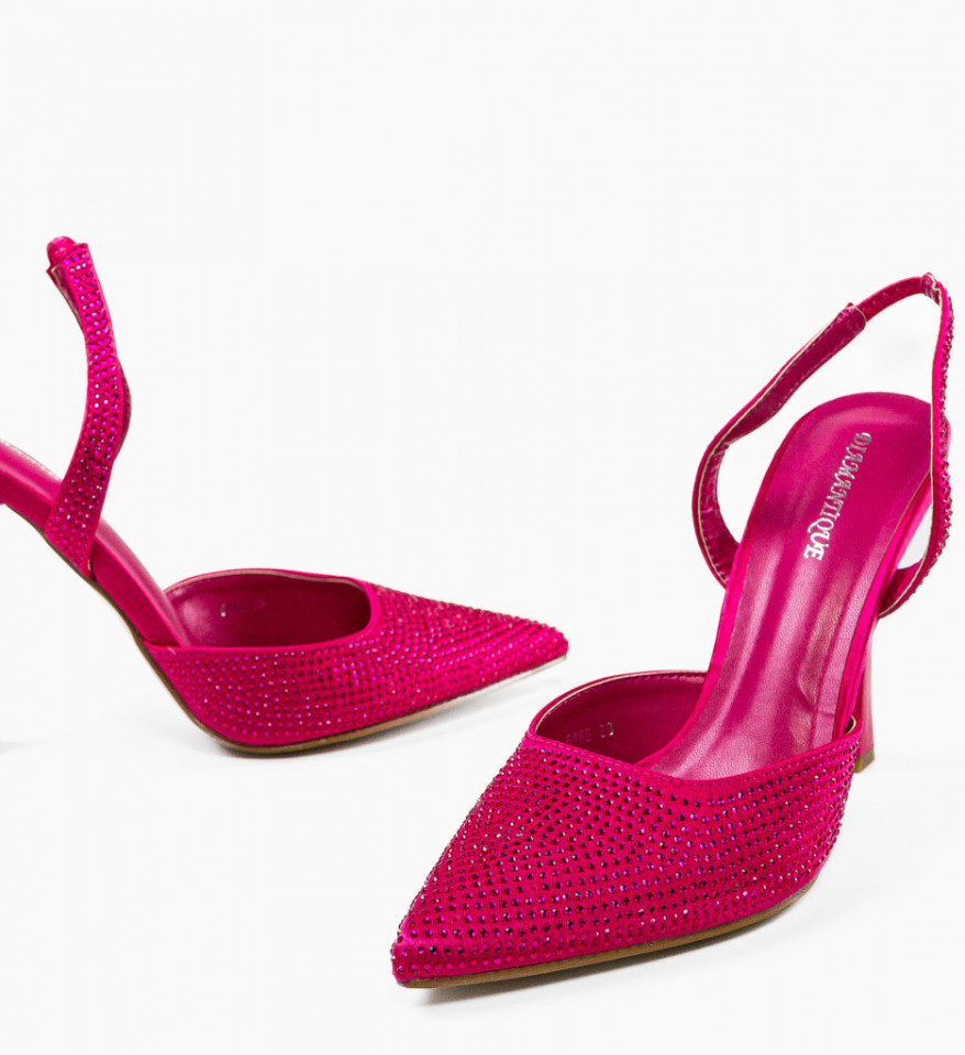 Pantofi dama Josian Fuchsia - Img 3