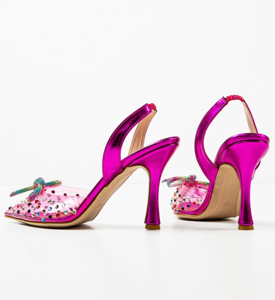 Pantofi dama Karambol Fuchsia - Img 4