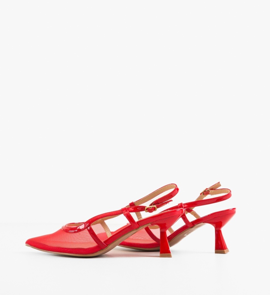 Pantofi dama Laure Rosii - Img 2