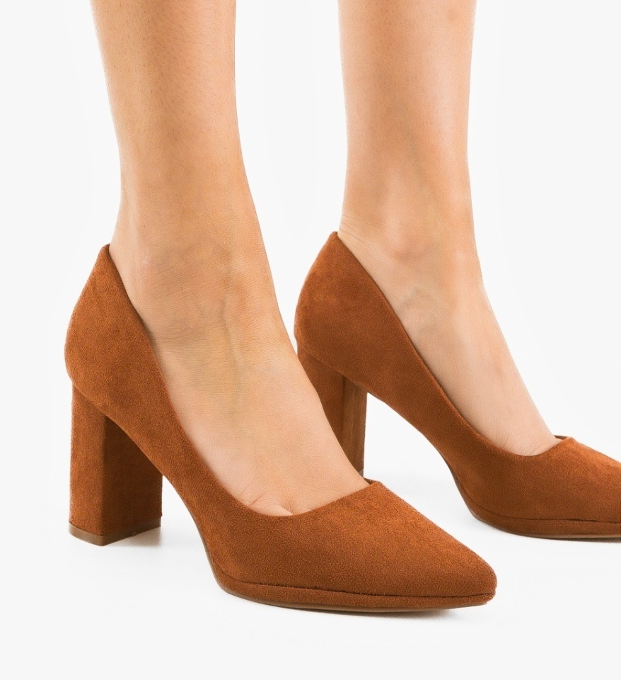 Pantofi dama Lebray Camel - Img 5