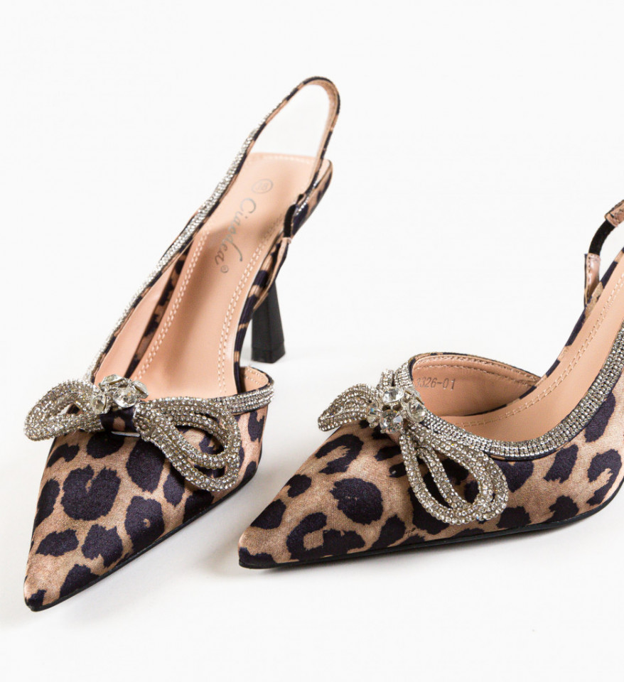 Pantofi dama Maish Animal Print - Img 3