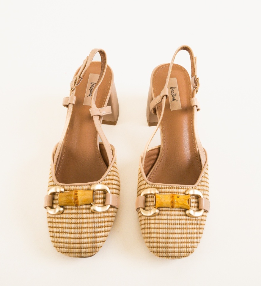 Pantofi dama Mohsin Nude - Img 2