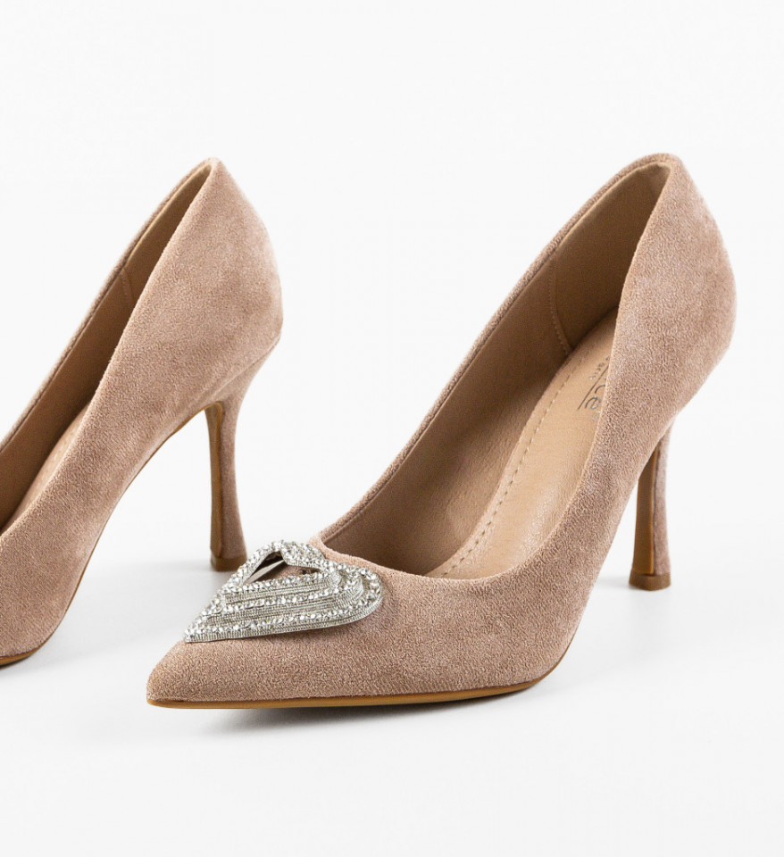 Pantofi dama Oise Khaki - Img 2