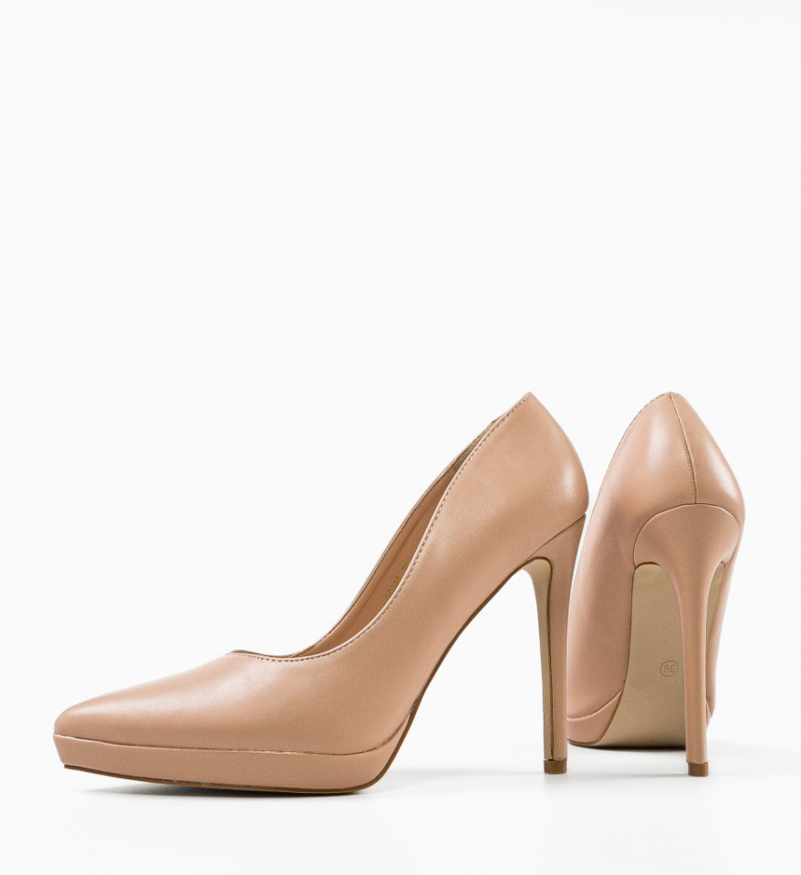 Pantofi dama Paray Nude - Img 2