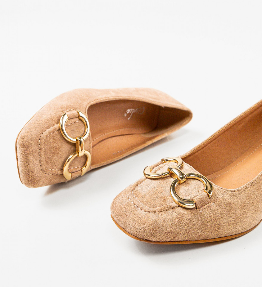 Pantofi dama Pope Khaki - Img 3