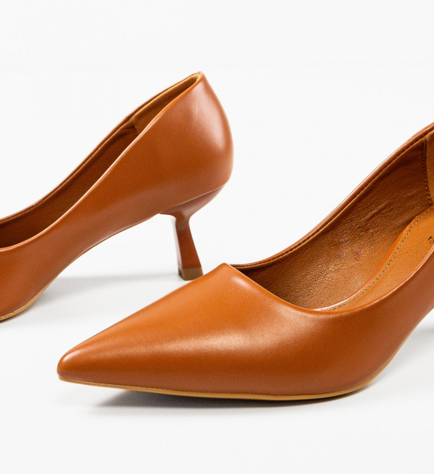 Pantofi dama Reid Camel - Img 3