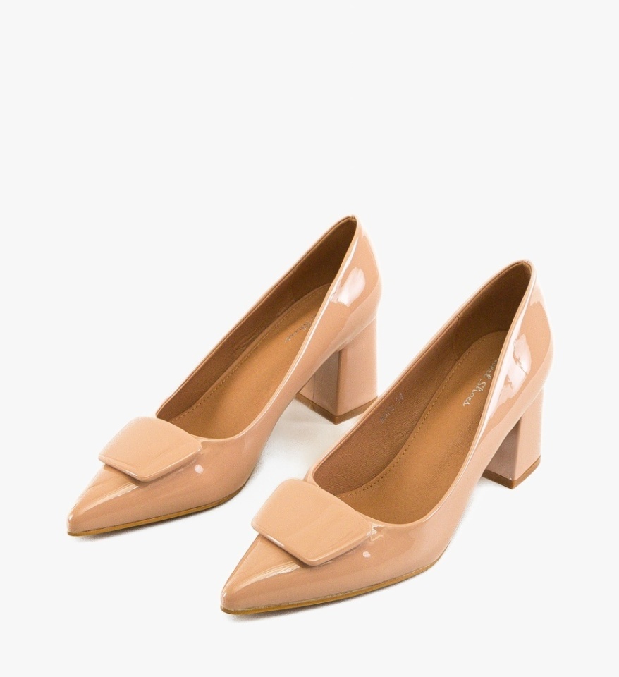 Pantofi dama Roanda Nude - Img 5