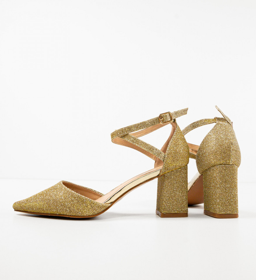 Pantofi dama Shams Aurii - Img 3