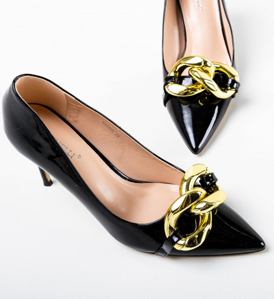 Pantofi dama Vanille Negri - Img 2