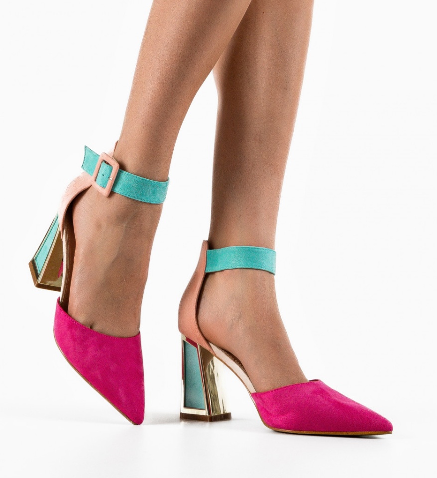 Pantofi dama Watso Fuchsia - Img 8