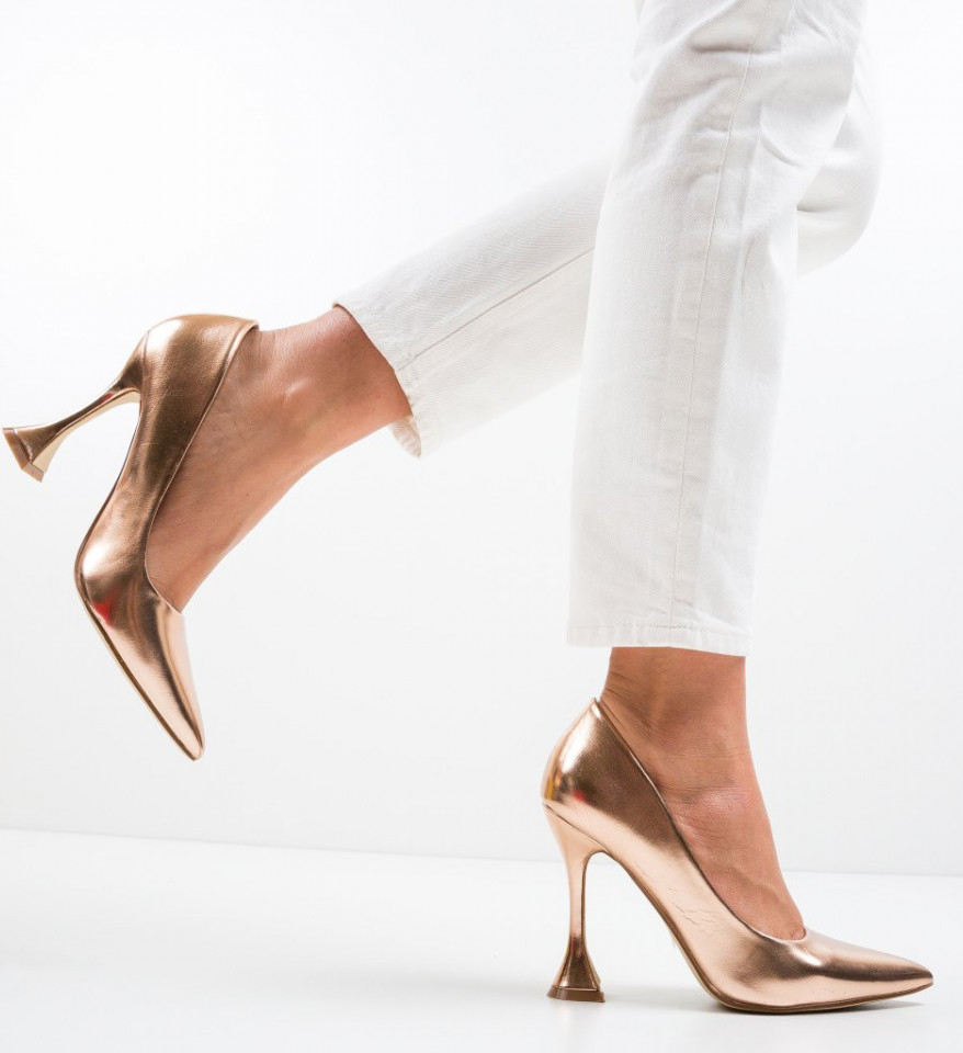 Pantofi Lena Bronz - Img 5