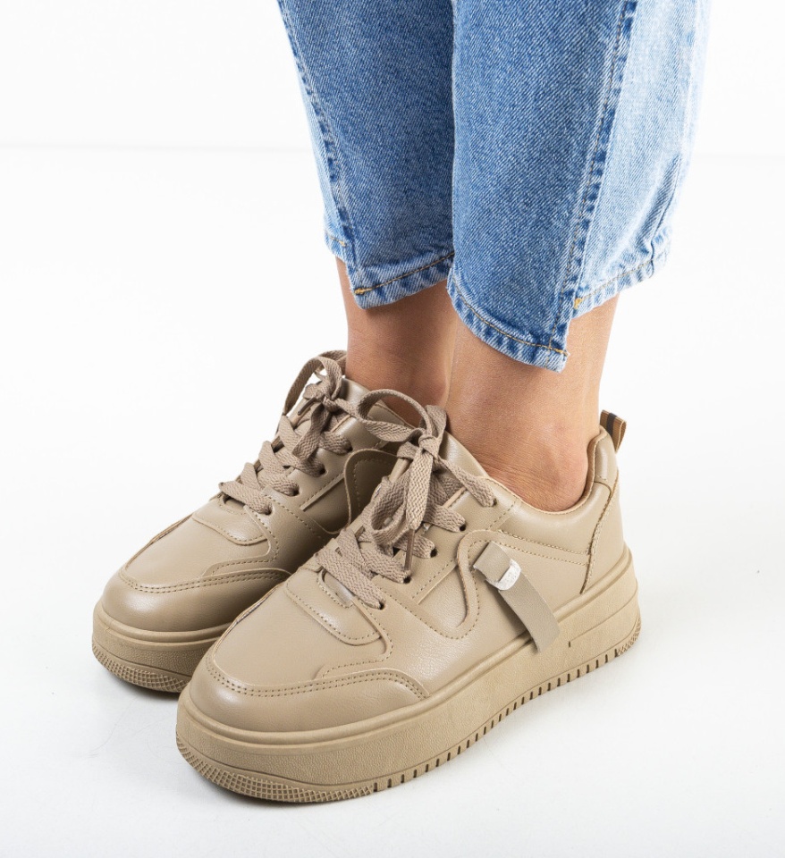 Pantofi Sport Fisire Khaki - Img 10