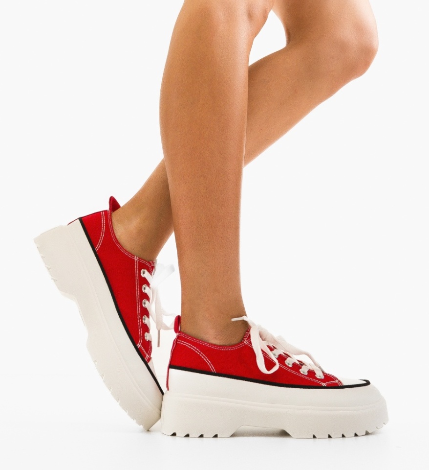 Pantofi sport Lin Rosii - Img 3