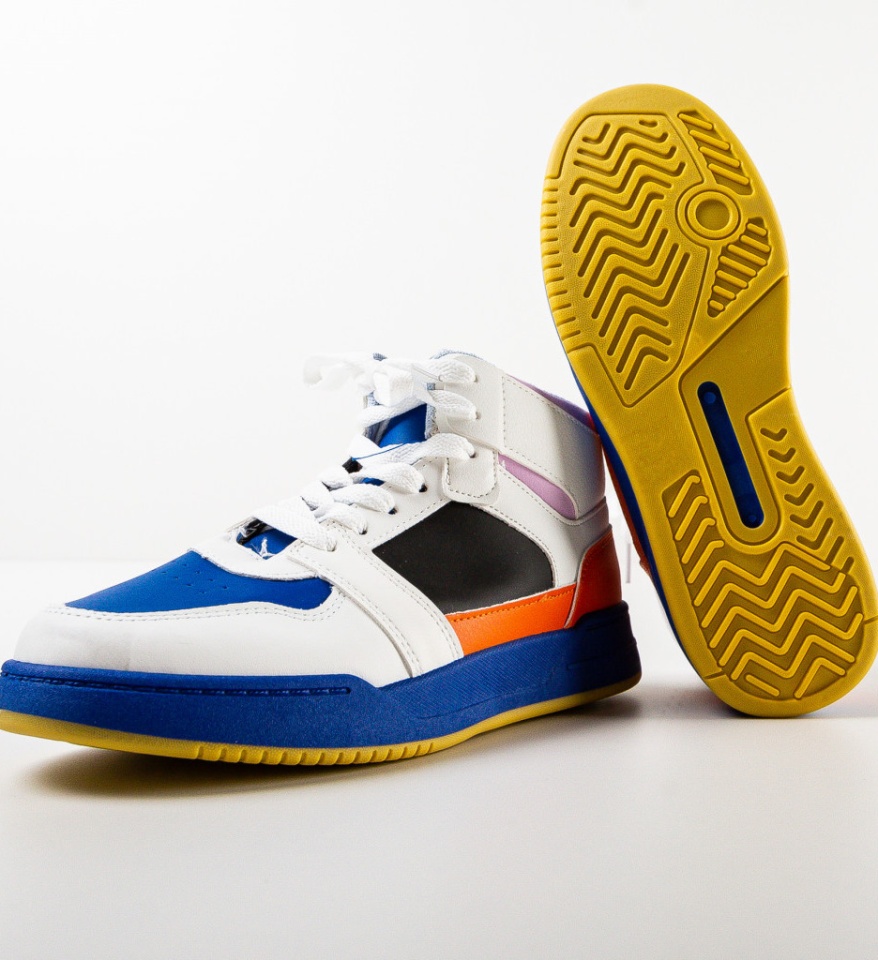 Pantofi sport Pratt Albastri - Img 11