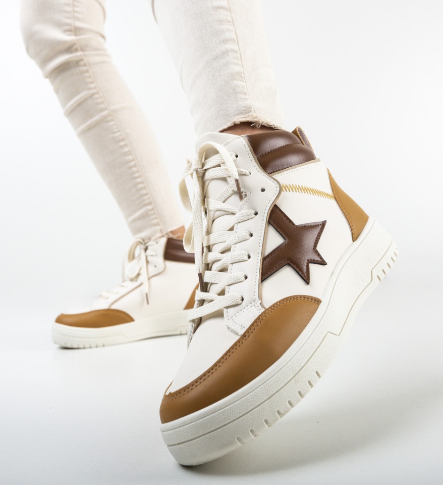 Pantofi Sport Rafe Bej - Img 12